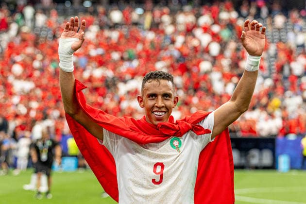 July 4, 2026, Houston, United States: Soufiane Rahimi of Morocco seen during the FIFA World Cup, WM, Weltmeisterschaft, Fussball 2026 football match between Canada and Morocco at NRG Stadium. Final score; Canada 0:3 Morocco. Houston United States - ZUMAs197 20260704_aaa_s197_975 Copyright: xGrzegorzxWajdax