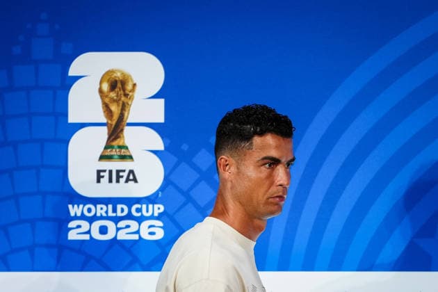 (260706) -- DALLAS, July 6, 2026 -- Cristiano Ronaldo of Portugal attends a press conference, PK, Pressekonferenz ahead of the round of 16 match between Portugal and Spain at the 2026 FIFA World Cup, WM, Weltmeisterschaft, Fussball in Dallas, the United States, on July 5, 2026. ) (SP)U.S.-DALLAS-FOOTBALL-FIFA WORLD CUP-PRESS CONFERENCE-PORTUGAL JiaxHaocheng 