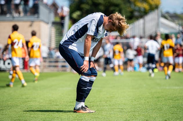 Aarhus GF v Motherwell FC, pre-season test match, Aarhus, Denmark Aarhus, Denmark. 05th, July 2026. Frederik Emmeryof Aarhus GF seen during a pre-season test match between Aarhus GF and Motherwell FC at the AGF training facility Fredensvang in Aarhus Denmark, Aarhus, Fredensvang  Copyright: xGonzalesxPhoto MortenxKjaerx