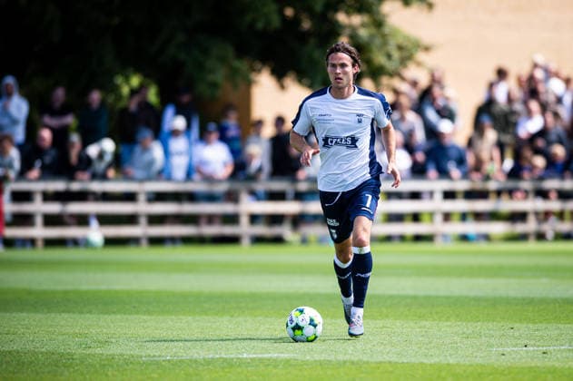 Aarhus GF v Motherwell FC, pre-season test match, Aarhus, Denmark Aarhus, Denmark. 05th, July 2026. Markus Solbakken (7) of Aarhus GF seen during a pre-season test match between Aarhus GF and Motherwell FC at the AGF training facility Fredensvang in Aarhus Denmark, Aarhus, Fredensvang  Copyright: xGonzalesxPhoto MortenxKjaerx
