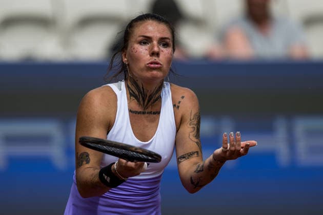 260706 Oleksandra Oliynykova of Ukraina reacts during day 1 of the Nordea Open on July 6, 2026 in Bastad. Photo: Niclas Jönsson BILDBYRAN COP 273 NO0422 tennis WTA, Tennis Damen 125 nordea open dubbelfinal dam bbeng *** July 6, 2026: Oleksandra Oliynykova of Ukraine reacts during Day 1 of the Nordea Open on July 6, 2026 in Bastad. Photo by Niclas Jönsson, BILDBYRAN COP 273 NO0422 tennis wta 125 nordea open women s doubles final bbeng  Copyright: NICLASxJÖNSSON BB260706NO006