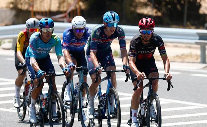 Tour de France 2026 Stage 3 LES ANGLES, FRANCE - JULY 06 : Alaphilippe Julian (FRA) of Tudor Pro Cycling Team during stage 3 of the 113rd edition of Tour de France an UCI World Tour 2.UWT cycling road race stage for Men Elite of 196 km with start in Granollers and finish in Les Agnles on July 6, 2026 in Les Angles, France, 06 07 2026 Les Angles France  Copyright: xLucaxBettinix