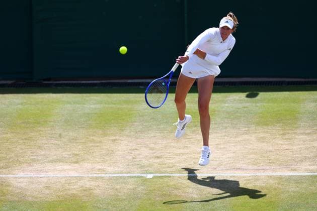Ashlyn Krueger during her fourth round match Wimbledon Tennis Championships, Day 8, The All England Lawn Tennis and Croquet Club, London, UK - 06 Jul 2026London The All England Lawn Tennis and United Kingdom  Copyright: xJamesxMarsh Shutterstockx 16978026w