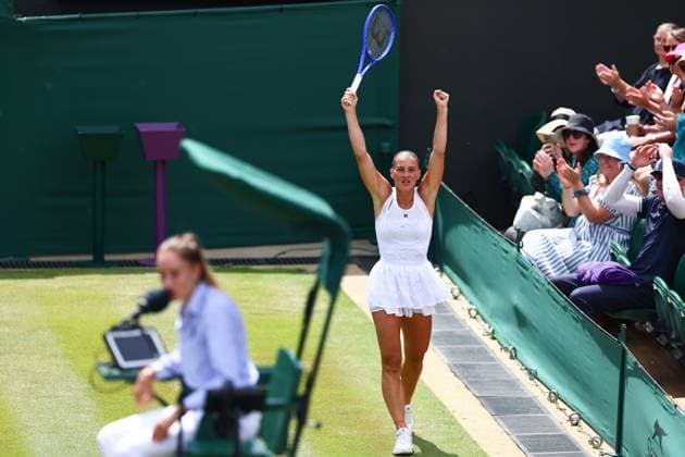 Marta Kostyuk during her fourt round match Wimbledon Tennis Championships, Day 8, The All England Lawn Tennis and Croquet Club, London, UK - 06 Jul 2026London The All England Lawn Tennis and United Kingdom  Copyright: xJamesxMarsh Shutterstockx 16978026p