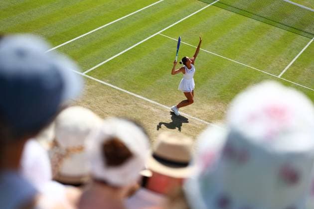 Marta Kostyuk during her fourt round match Wimbledon Tennis Championships, Day 8, The All England Lawn Tennis and Croquet Club, London, UK - 06 Jul 2026London The All England Lawn Tennis and United Kingdom  Copyright: xJamesxMarsh Shutterstockx 16978026b
