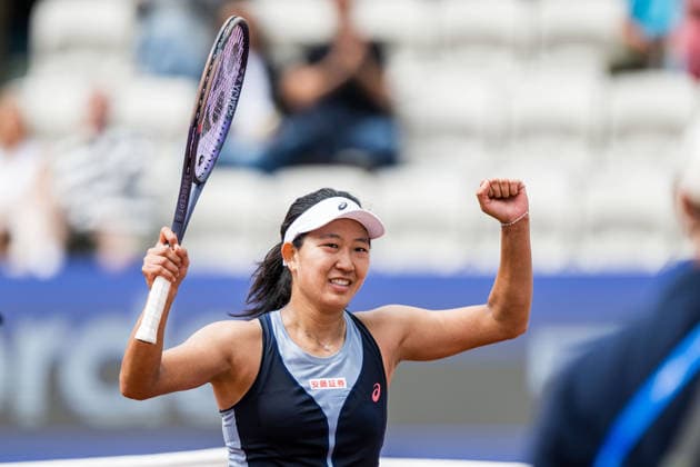 260706 Moyuka Uchijima of Japan celebrates during day 1 of the Nordea Open on July 6, 2026 in Bastad. Photo: Niclas Jönsson BILDBYRAN COP 273 NO0422 tennis WTA, Tennis Damen 125 nordea open dubbelfinal dam bbeng jubel celebrates *** July 6, 2026: Moyuka Uchijima of Japan celebrates during Day 1 of the Nordea Open on July 6, 2026 in Bastad. Photo by Niclas Jönsson, BILDBYRAN COP 273 NO0422 tennis wta 125 nordea open women s doubles final bbeng cheers celebrates  Copyright: NICLASxJÖNSSON BB260706NO012