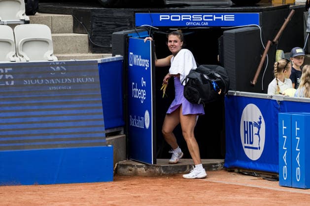260706 Oleksandra Oliynykova of Ukraina looks dejected during day 1 of the Nordea Open on July 6, 2026 in Bastad. Photo: Niclas Jönsson BILDBYRAN COP 273 NO0422 tennis WTA, Tennis Damen 125 nordea open dubbelfinal dam bbeng depp *** July 6, 2026: Oleksandra Oliynykova of Ukraine looks dejected during Day 1 of the Nordea Open on July 6, 2026 in Bastad. Photo by Niclas Jönsson, BILDBYRAN COP 273 NO0422 tennis wta 125 nordea open women s doubles final bbeng depp  Copyright: NICLASxJÖNSSON BB260706NO013