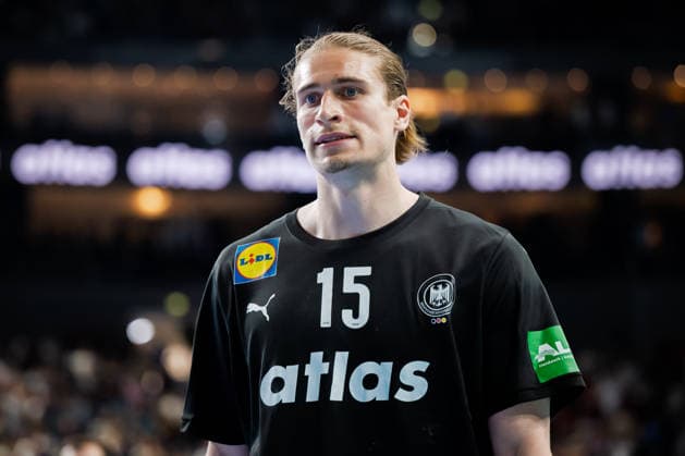 Koeln: Handball Laenderspiel - Deutschland - Daenemark Juri Knorr (Deutschland) Koeln Lanxess Arena Deutschland