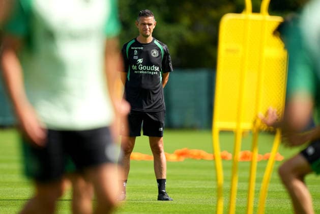 Training Sparta Rotterdam Rotterdam - Coach Rogier Meijer of Sparta Rotterdam during the a training in preperation of the 2026 2027 season. The training is set at Sportpark Nieuw-Terbregge on 6 July 2026 in Rotterdam, The Netherlands. (VK Sportphoto Yannick Verhoeven) Copyright: xYannickxVerhoevenx