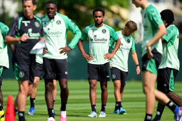 Training Sparta Rotterdam Rotterdam - Marvin Young of Sparta Rotterdam during the a training in preperation of the 2026 2027 season. The training is set at Sportpark Nieuw-Terbregge on 6 July 2026 in Rotterdam, The Netherlands. (VK Sportphoto Yannick Verhoeven) Copyright: xYannickxVerhoevenx