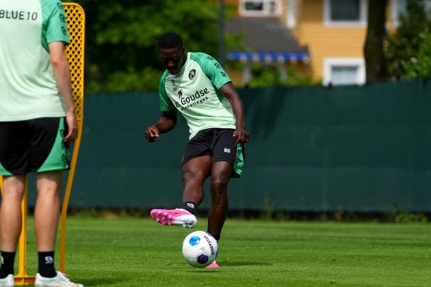 Training Sparta Rotterdam Rotterdam - Bruno Martins Indi of Sparta Rotterdam during the a training in preperation of the 2026 2027 season. The training is set at Sportpark Nieuw-Terbregge on 6 July 2026 in Rotterdam, The Netherlands. (VK Sportphoto Yannick Verhoeven) Copyright: xYannickxVerhoevenx