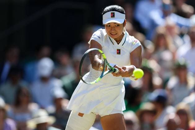 Alexandra Eala during her round of 16 match Wimbledon Tennis Championships, Day 8, The All England Lawn Tennis and Croquet Club, London, UK - 06 Jul 2026London The All England Lawn Tennis and United Kingdom  Copyright: xKieranxMcManus Shutterstockx 16978024bf