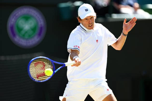 Alex De Minaur during his fourth round match Wimbledon Tennis Championships, Day 8, The All England Lawn Tennis and Croquet Club, London, UK - 06 Jul 2026London The All England Lawn Tennis and United Kingdom  Copyright: xJamesxMarsh Shutterstockx 16978026cs