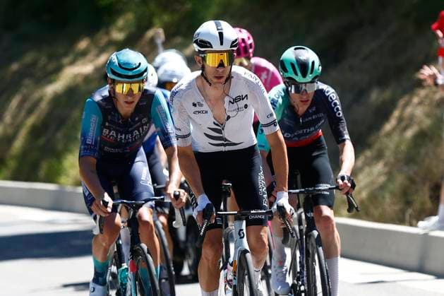 Tour de France 2026 Stage 3 LES ANGLES, FRANCE - JULY 06 : Bennett George (NZL) of NSN Cycling Team during stage 3 of the 113rd edition of Tour de France an UCI World Tour 2.UWT cycling road race stage for Men Elite of 196 km with start in Granollers and finish in Les Agnles on July 6, 2026 in Les Angles, France, 06 07 2026 Les Angles France  Copyright: xLucaxBettinix