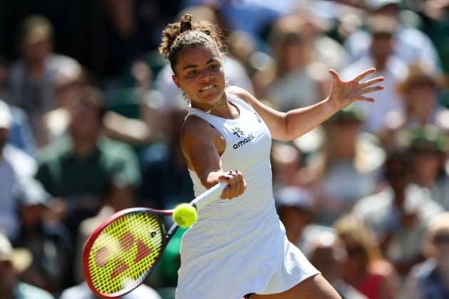 Jasmine Paolini during her round of 16 match Wimbledon Tennis Championships, Day 8, The All England Lawn Tennis and Croquet Club, London, UK - 06 Jul 2026London The All England Lawn Tennis and United Kingdom  Copyright: xKieranxMcManus Shutterstockx 16978024cn
