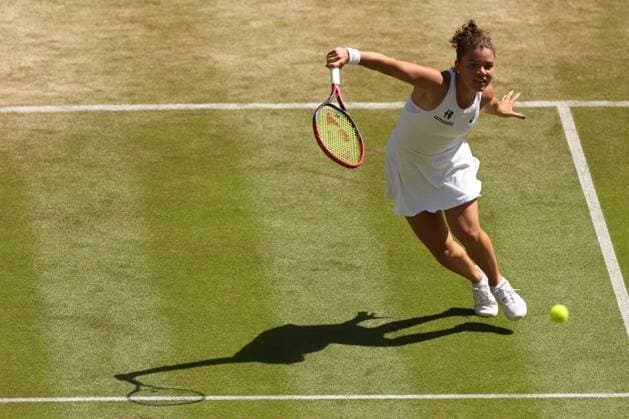 Jasmine Paolini during her round of 16 match Wimbledon Tennis Championships, Day 8, The All England Lawn Tennis and Croquet Club, London, UK - 06 Jul 2026London The All England Lawn Tennis and United Kingdom  Copyright: xEllaxLing Shutterstockx 16978025ah