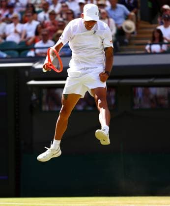 Flavio Cobolli celebrates victory in his third round match Wimbledon Tennis Championships, Day 8, The All England Lawn Tennis and Croquet Club, London, UK - 06 Jul 2026London The All England Lawn Tennis and United Kingdom  Copyright: xJamesxMarsh Shutterstockx 16978026ef