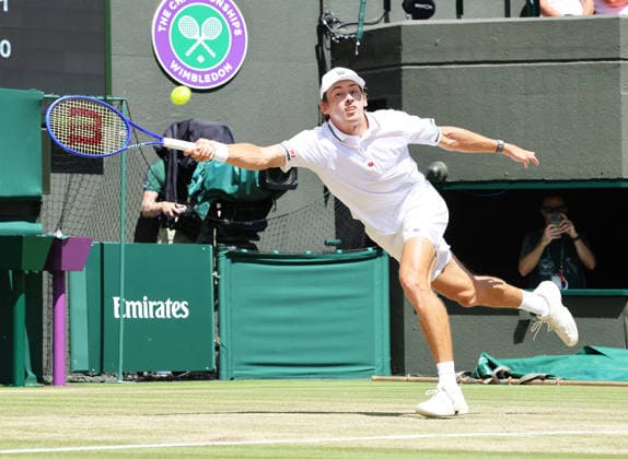 TENNIS - Wimbledon 2026 LONDON,ENGLAND,06.JUL.26 - TENNIS - ATP, Tennis Herren World Tour, Wimbledon, Grand Slam. Image shows Alex de Minaur (AUS).  GEPAxpictures xAlanxGrieves