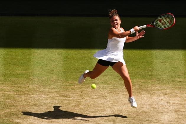 Jasmine Paolini during her round of 16 match Wimbledon Tennis Championships, Day 8, The All England Lawn Tennis and Croquet Club, London, UK - 06 Jul 2026London The All England Lawn Tennis and United Kingdom  Copyright: xEllaxLing Shutterstockx 16978025bb