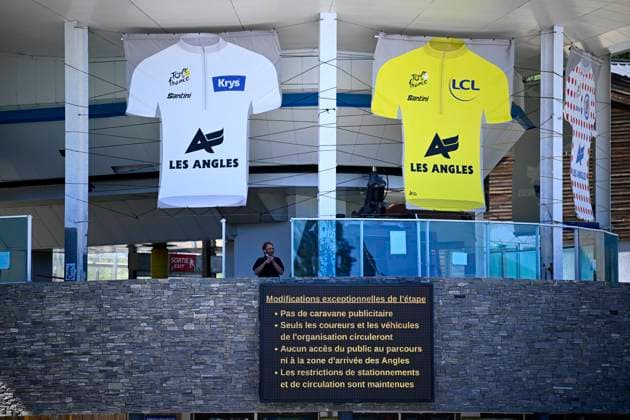 Tour de France 2026 Stage 3 LES ANGLES, FRANCE - JULY 06 : illustration picture during stage 3 of the 113rd edition of Tour de France an UCI World Tour 2.UWT cycling road race stage for Men Elite of 196 km with start in Granollers and finish in Les Angles on July 6, 2026 in Les Angles, France, 06 07 2026 Les Angles France  Copyright: xTomasxSiskx