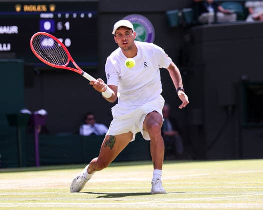 Flavio Cobolli (ITA), Herren Einzel, Men s Singles Tennis - Wimbledon 2026 - Grand Slam ITF ATP, Tennis Herren WTA, Tennis Damen - AELTC - London - - Great Britain - 6 July 2026. *** Flavio Cobolli (ITA), Men s Singles, Wimbledon 2026 Grand Slam, ITF, ATP, WTA, AELTC, London, Great Britain, July 6, 2026 Copyright: xJuergenxHasenkopfx