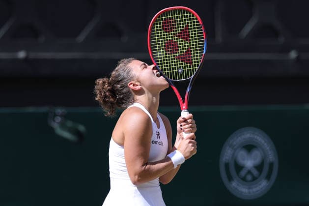 Jasmine Paolini, ITA, during fourth round of 2026 All England Lawn Tennis Championships at Wimbledon, womens singles, London, 06 07 2026; - *** Jasmine Paolini (ITA) during the fourth round of the 2026 All England Lawn Tennis Championships at Wimbledon, women s singles, London, July 6, 2026 