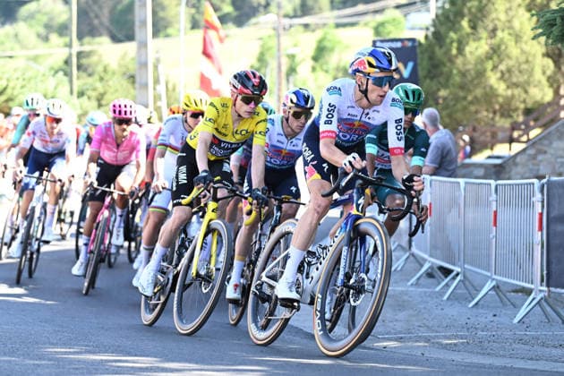 06-07-2026 Tour De France; Tappa 03 Granollers - Les Angles; 2026, Red Bull - Bora Hansgrohe; 2026, Visma - Lease A Bike; Hindley, Jai; Vingegaard, Jonas; Les Angles; 
