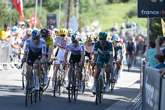 06-07-2026 Tour De France; Tappa 03 Granollers - Les Angles; 2026, Uae Emirates - Xrg; 2026, Red Bull - Bora Hansgrohe; Pogacar, Tadej; Del Toro Romero, Isaac; Evenepoel, Remco; Les Angles; 