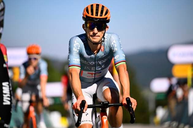 Tour de France 2026 Stage 3 LES ANGLES, FRANCE - JULY 06 : Kwiatkowski Michal (POL) of Netcompany INEOS during stage 3 of the 113rd edition of Tour de France an UCI World Tour 2.UWT cycling road race stage for Men Elite of 196 km with start in Granollers and finish in Les Angles on July 6, 2026 in Les Angles, France, 06 07 2026 Les Angles France  Copyright: xTomasxSiskx