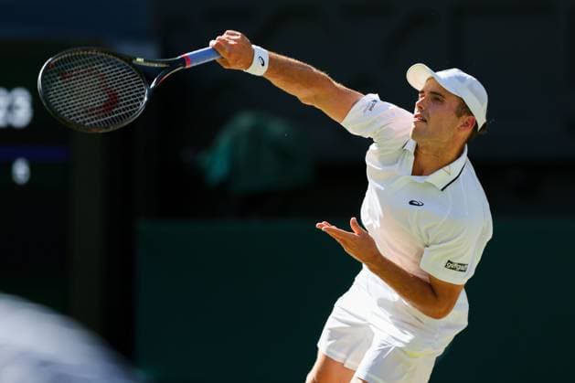 Arthur Fery during his round of 16 match Wimbledon Tennis Championships, Day 8, The All England Lawn Tennis and Croquet Club, London, UK - 06 Jul 2026London The All England Lawn Tennis and United Kingdom  Copyright: xKieranxMcManus Shutterstockx 16978024ei