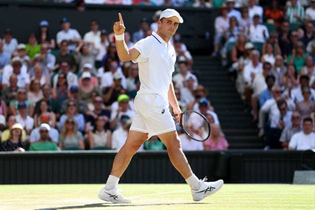 Arthur Fery during his round of 16 match Wimbledon Tennis Championships, Day 8, The All England Lawn Tennis and Croquet Club, London, UK - 06 Jul 2026London The All England Lawn Tennis and United Kingdom  Copyright: xKieranxMcManus Shutterstockx 16978024fh