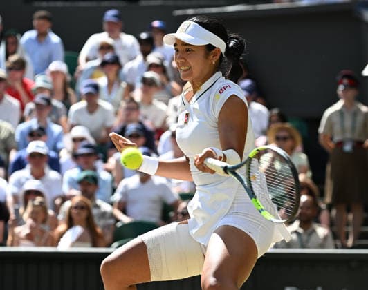 The Championships Wimbledon 2026 The Championships Wimbledon 2026 Day 8 07 07 2026 Alexandra Eala (PHI) loses fourth round match in three sets Photo:- Roger Parker International Sports Fotos Ltd London UK Copyright: xx