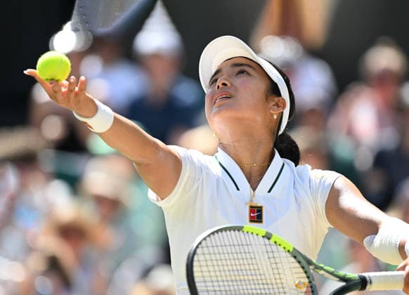 The Championships Wimbledon 2026 The Championships Wimbledon 2026 Day 8 07 07 2026 Alexandra Eala (PHI) loses fourth round match in three sets Photo:- Roger Parker International Sports Fotos Ltd London UK Copyright: xx