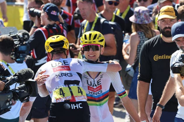 06-07-2026 Tour De France; Tappa 03 Granollers - Les Angles; 2026, Uae Emirates - Xrg; Pogacar, Tadej; Mcnulty, Brandon; Les Angles; 