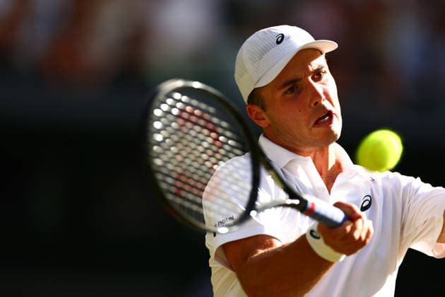 Arthur Fery during his fourth round match Wimbledon Tennis Championships, Day 8, The All England Lawn Tennis and Croquet Club, London, UK - 06 Jul 2026London The All England Lawn Tennis and United Kingdom  Copyright: xJamesxMarsh Shutterstockx 16978026fh