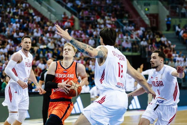 !!! POLAND ONLY !!! Krakow 06.07.2026 KOSZYKOWKA KOSZKADRA REPREZENTACJA POLSKI MECZ POLSKA - HOLANDIA ELIMINACJE MISTRZOSTW SWIATA 2027 - - - MEN BASKETBALL POLISH national team, Nationalteam WORLD CUP SERIES QUALIFIERS GAME POLAND - THE NETHERLANDS NZ Keye van der Vuurst de Vries , FOT. WOJCIECH FIGURSKI 058SPORT.PL NEWSPIX.PL --- newspix.pl EL ELIMINACJE DO MS MISTRZOSTW SWIATA FIBA W KOSZYKOWCE MEZCZYZN KOSZYKOWKA KATAR 2027  FOT. WOJCIECH FIGURSKI 058SPORT.PL