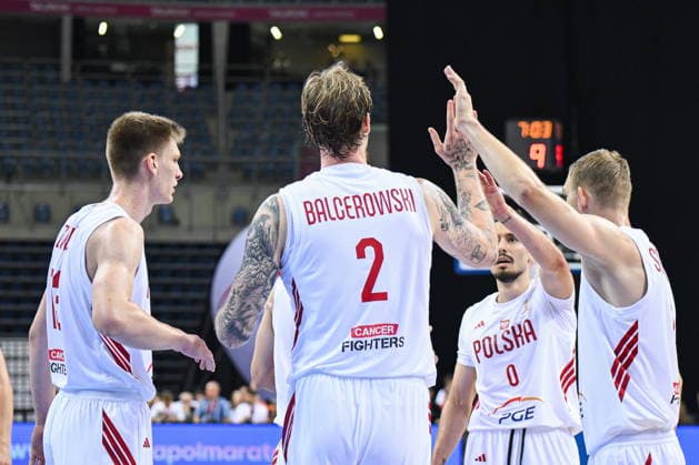 Krakow 06.07.2026. Basketball 2027 FIBA Basketball World Cup Qualifiers First Round: Poland vs. The Netherlands --- Koszykowka Eliminacje Mistrzostw Swiata FIBA 2027 - pierwsza runda: Polska - Holandia. Persons shown: Aleksander Balcerowski Fot. Antoni Dec Arena Akcji NEWSPIX.PL --- newspix.pl 
