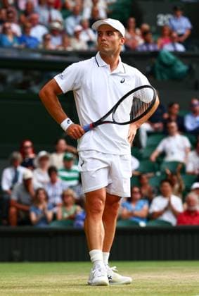 Arthur Fery during his fourth round match Wimbledon Tennis Championships, Day 8, The All England Lawn Tennis and Croquet Club, London, UK - 06 Jul 2026London The All England Lawn Tennis and United Kingdom  Copyright: xJamesxMarsh Shutterstockx 16978026gc