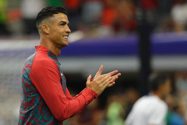 FIFA World Cup, WM, Weltmeisterschaft, Fussball 2026 - Round of 16 - Portugal vs Spain Cristiano Ronaldo of Portugal warms up before the FIFA World Cup 2026 Round of 16 match Portugal against Spain, in Dallas, USA, 06 July 2026. DALLAS United States  Copyright: xCHRISTOPHERxNEUNDORFx