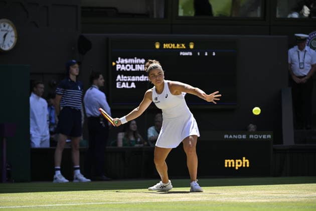 Tennis - Wimbledon 2026 - ITF - The Championships - 06 07 2026 - tennis wimbledon - Alexandra Eala (PHL) against Jasmine Paolini (ITA)  Copyright: xx