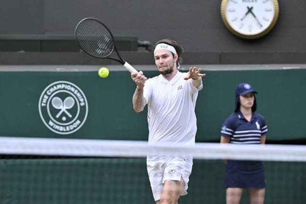 Tennis - Wimbledon 2026 - ITF - The Championships - 06 07 2026 - Tennis - Wimbledon 2026 - ITF - The Championships - 06 07 2026 - Alexander Bublik - Kazakthan London  Copyright: xChryslenexCaillaud psnewzx