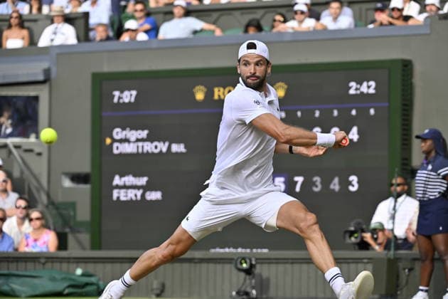 Tennis - Wimbledon 2026 - ITF - The Championships - 06 07 2026 - Tennis - Wimbledon 2026 - ITF - The Championships - 06 07 2026 - Grigor Dimitrov - Bulgarie London  Copyright: xChryslenexCaillaud psnewzx