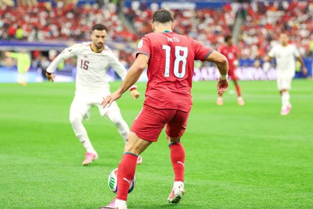 RECORD DATE NOT STATED FIFA World Cup, WM, Weltmeisterschaft, Fussball 2026 - Round of 16 - Portugal v Spain Pedro Neto player of Portugal during the Round of 16 match between Portugal and Spain at the FIFA World Cup, at Dallas Stadium, in Texas, United States, on Monday, July 06, 2026.(Foto: William Volcov Brazil Photo Press IMAGO) Sports Arlington TX United States Copyright: xWILLIAMxVOLCOVx