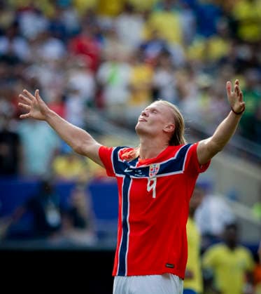New York New Jersey, USA 05th Jul 2026. Goal celebration Erling Haaland (NOR) Brasil - Norway World Cup Brasilien - Norwegen 05.07.2026 *** New York, New Jersey, USA, July 5, 2026 Goal celebration Erling Haaland NOR Brazil Norway World Cup Brazil Norway July 5, 2026