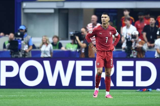 Cristiano Ronaldo of Portugal Portugal v Spain 2026 FIFA World Cup, WM, Weltmeisterschaft, Fussball Round of 16, Football, Dallas Stadium, Arlington, Texas, USA - 06 Jul 2026Arlington Dallas Stadium Texas (TX) United States of America  Copyright: xMichaelxZemanek Shutterstockx 16980007ac