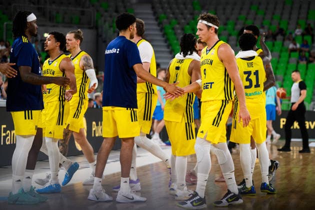 260706 Pelle Larsson of Sweden after the FIBA World Cup Qualifier game between Slovenia and Sweden on July 6, 2026 in Ljubljana. Photo: Martin Metelko BILDBYRAN kod 0032 basket basketball vm-kval kval fiba world cup qualifiers slovenien sverige slovenia sweden bbeng *** July 6, 2026: Pelle Larsson of Sweden after the FIBA World Cup Qualifier game between Slovenia and Sweden on July 6, 2026 in Ljubljana. Photo by Martin Metelko. BILDBYRAN code 0032 basketball FIBA World Cup qualifiers Slovenia Sweden bbeng  Copyright: MARTINxMETELKO BB260706ZU048