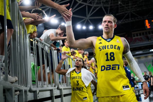 260706 Viktor Gaddefors of Sweden after the FIBA World Cup Qualifier game between Slovenia and Sweden on July 6, 2026 in Ljubljana. Photo: Martin Metelko BILDBYRAN kod 0032 basket basketball vm-kval kval fiba world cup qualifiers slovenien sverige slovenia sweden bbeng *** July 6, 2026: Viktor Gaddefors of Sweden after the FIBA World Cup Qualifier game between Slovenia and Sweden on July 6, 2026 in Ljubljana. Photo by Martin Metelko. BILDBYRAN code 0032 basketball FIBA World Cup qualifiers Slovenia Sweden bbeng  Copyright: MARTINxMETELKO BB260706ZW049