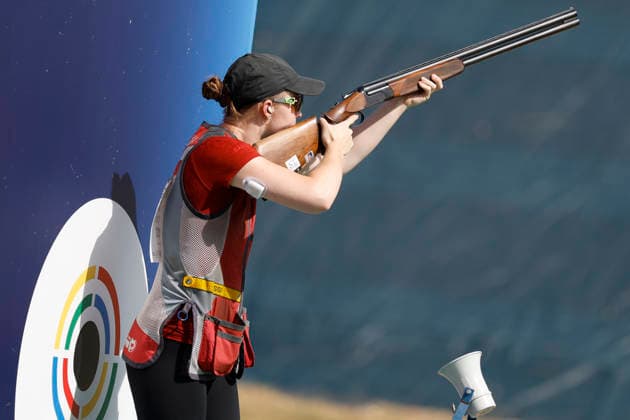 ISSF World Cup Shotgun Boyd Madeleine Lieselotte of Canada shoots during the ISSF World Cup Shotgun day two at the Concaverde Shooting Range in Lonato del Garda, Italy, on July 6, 2026. Lonato del Garda Brescia Italy  Copyright: xRichardxMorganox originalFilename:morgano-issfworl260706_npQ1U.jpg