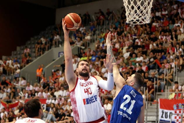 Croatia, Osijek, 060726. City Garden Hall. Match of the 6th round of the first round of qualification for the 2027 Basketball World Cup Croatia - Israel. In the photo: Ivica Zubac. Photo: Marin Franov CROPIX Copyright: xxMarinxFranovx hrvatska_izrael62-060726
