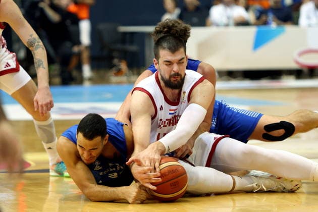 Croatia, Osijek, 060726. City Garden Hall. Match of the 6th round of the first round of qualification for the 2027 Basketball World Cup Croatia - Israel. In the photo: Ivica Zubac. Photo: Marin Franov CROPIX Copyright: xxMarinxFranovx hrvatska_izrael71-060726